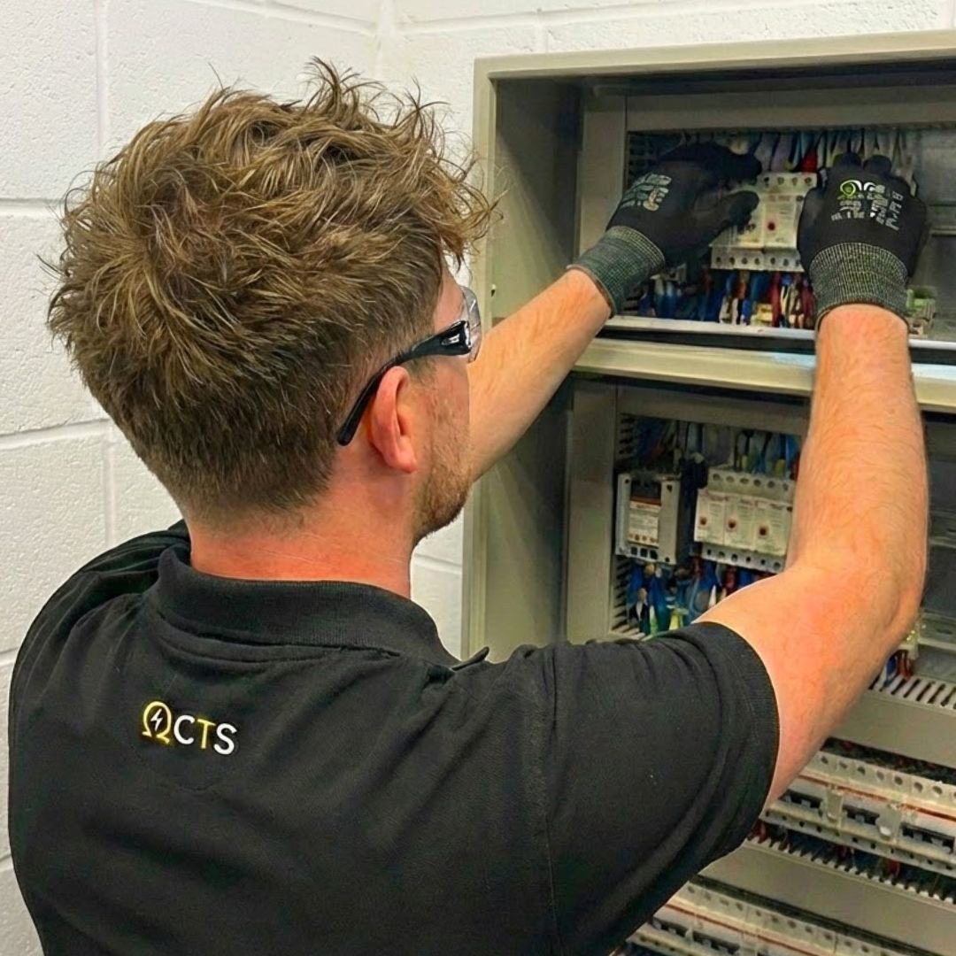 CTS Electrical Services Van and Technician NI