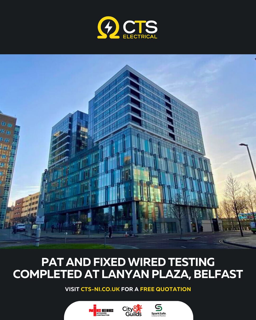 Electrical Testing at Lanyan Plaza, Belfast
