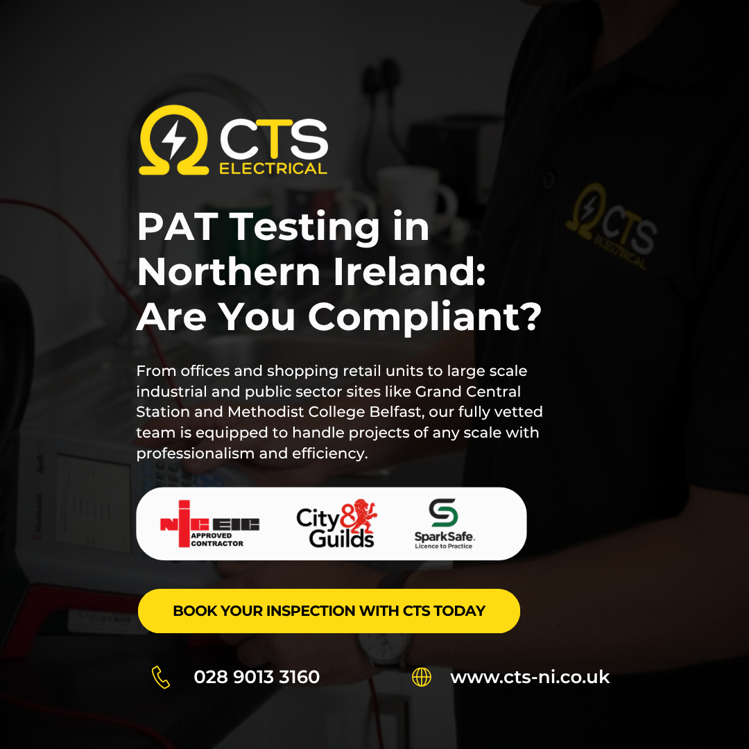 PAT Testing in Northern Ireland by CTS Electrical