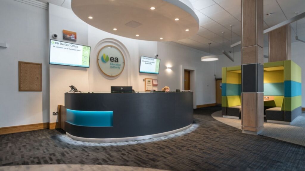 Education Authority Belfast office reception